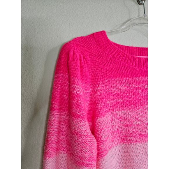 Lilly Pulitzer Olinia Sweater in Pink Grenadine, Size L - Picture 5 of 11